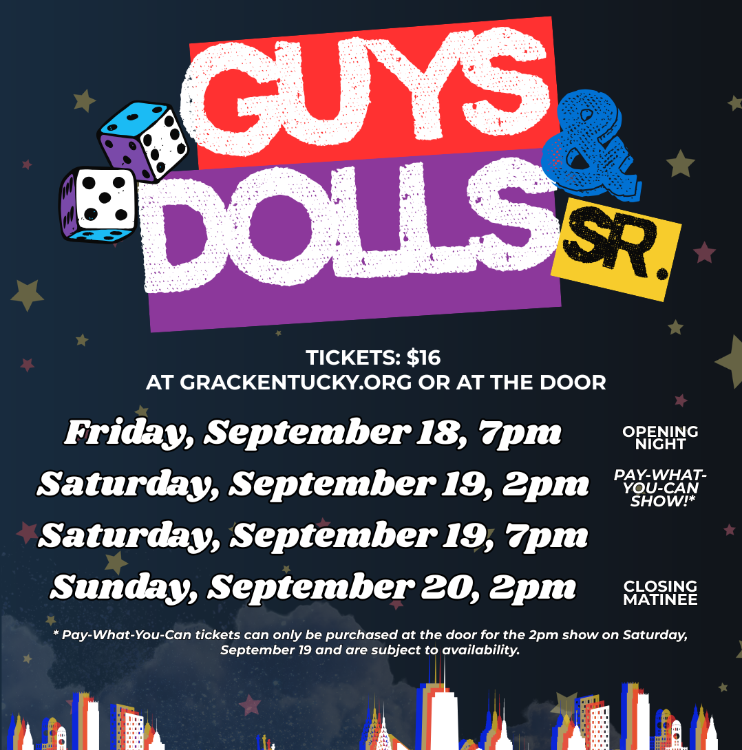 “Guys and Dolls SR” at the Gateway Regional Arts Center