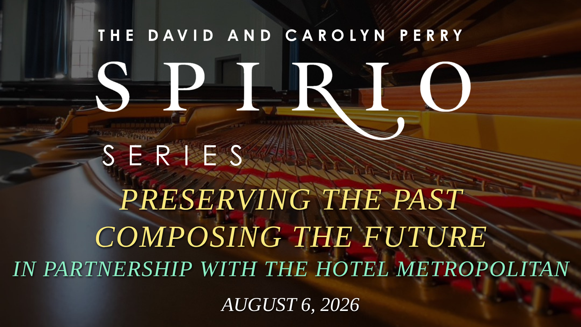 Paducah Symphony Orchestra presents the David and Carolyn Perry Spirio Series